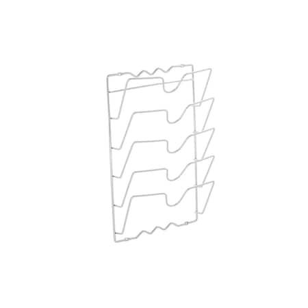 Seatsolutions 22 in. Wall Door Mounted Pot Lid Rack SE2082915